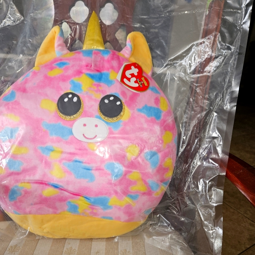 Ty Squish-a-Boos Fantasia Unicorn 14”